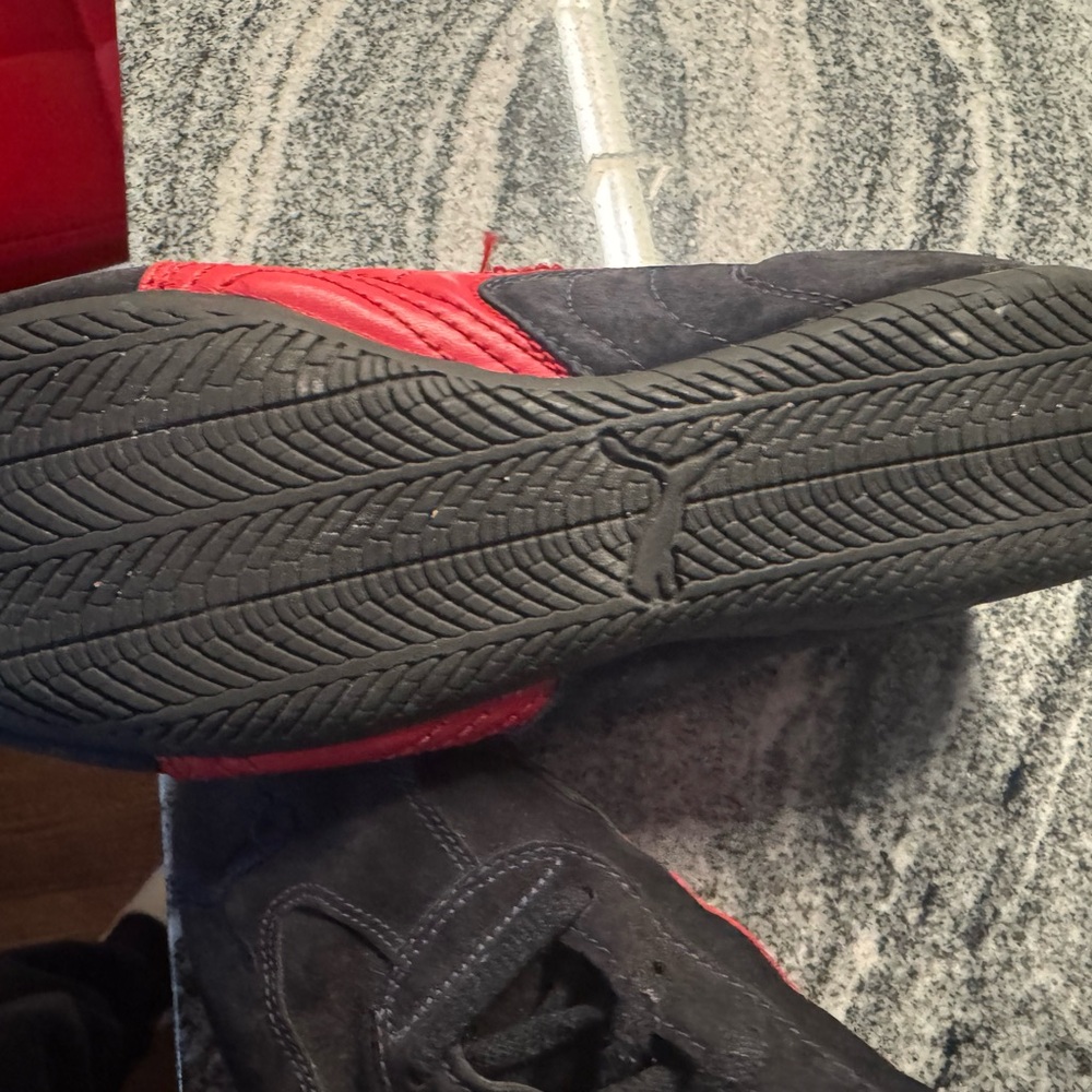 Puma Speedcat Ferrari Men's Suede Athletic Sneakers - Picture 4 of 12